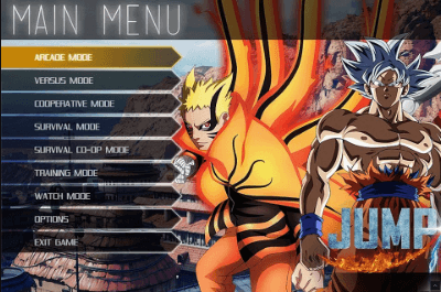 Jump Force Mugen Apk features and characters