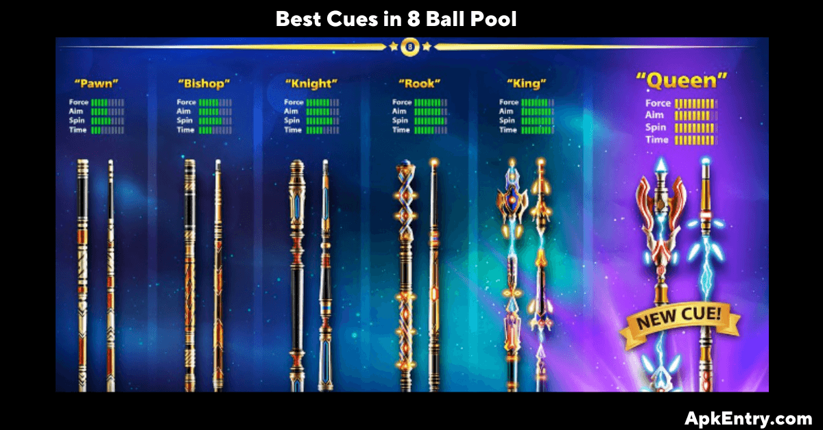 You are currently viewing 10 Best Cues in 8 Ball Pool in 2023